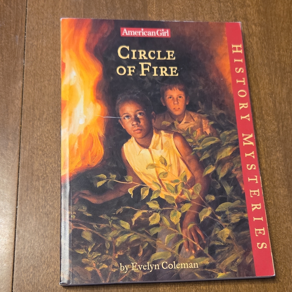 American Girl "Circle of Fire" History Mysteries Book - Red, Orange, Brown